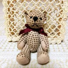 ★ぬいぐるみ・熊・くま・クマ【未使用】キーホルダー・約11㎝★