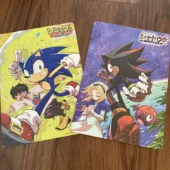 ソニック＆シャドウ 下敷き　２枚セット