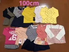 子供服　ロンT長袖＆ワンピース　100cm