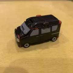 変身VooV スズキ エブリイワゴン ミニカー ブラック×レッド 郵便車 ブーブ