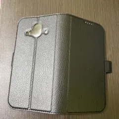 未使用　スマホ　らくらくスマートフォン F-52B　手帳　ケース　ブラック　黒