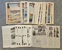 広重　名所江戸百景　原寸複製額絵 第21集〜40集　読売新聞 2026年最新】広重 名所江戸百景読売新聞の人気アイテム - メルカリ