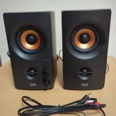 【ジャンク品】SANWA スピーカー ブラック オレンジウーファー