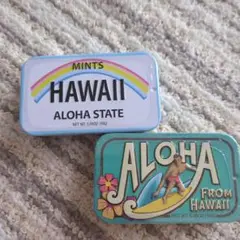 Hawaii Mints アロハ州デザイン缶