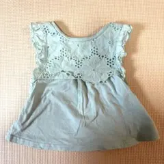 petit main ミントグリーン タンクトップ 80