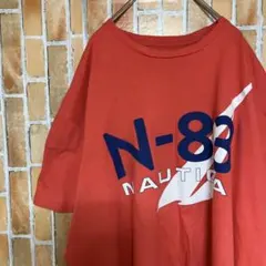 807NAUTICAノーティカ半袖Tシャツ3XL位ゆるだぼビッグサイズビッグロゴのサムネイル