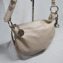 COACH コーチ ホーボー ショルダーバッグ ライトベージュ F13708