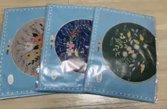 花柄刺繍キット3点セット