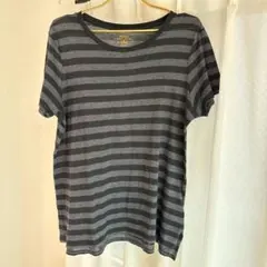 Polo Ralph Lauren ボーダー Tシャツ 半袖 グレー×黒のサムネイル