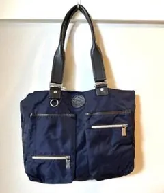 オロビアンコ　トートバッグ ナイロン× レザー