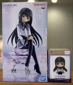 劇場版 魔法少女まどか☆マギカ ぺたっとおすわりフィギュア 暁美ほむらセット