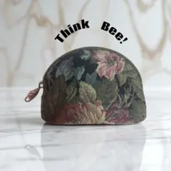 Think Bee! ゴブラン織フラワー柄 コインケース　未使用