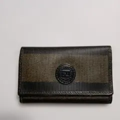 FENDI イタリア製 ペカン 6連 キーケース 513516 ヴィンテージ