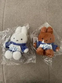 韓国釜山限定 ミッフィ バーバラ ぬいぐるみキーホルダー 2個セット