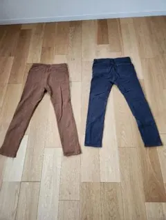 【２本セット】GLOBAL WORK GW119120ADスキニーパンツMサイズ