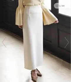 NOBLE コンフォートジャージーライクタイトスカート