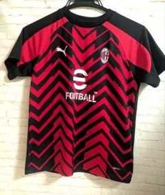 ACミラン　　11-12Y football　プレマッチシャツ　プーマ