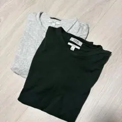 COS レギュラーフィット ブラッシュドコットンTシャツ 2枚セット XSのサムネイル