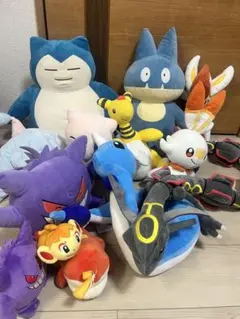 ポケットモンスター ぬいぐるみ 9種セット まとめ売り ポケモン ぬいぐるみ まとめ売り 9体セット - メルカリ