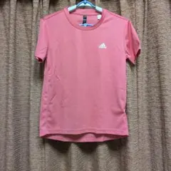 adidas ピンク Tシャツ Lサイズ