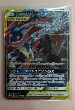 ゲッコウガ＆ゾロアークGXSAR SM12a TAG TEAM GXタッグオー… ゲッコウガ＆ゾロアークGX RR SM12a TAG TEAM GXタッグオー… - メルカリ
