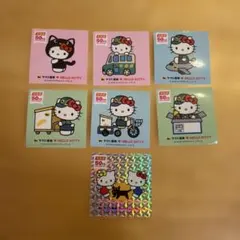 ヤマト運輸 50周年 ハローキティ ステッカー 7枚セット