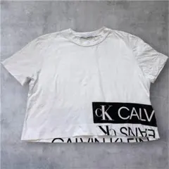 calvin klein jeans tシャツ クロップド丈 Mサイズ