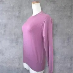 ★美品◆アーバンリサーチロッソ◆ ウール混クルーネックニットプルオーバー