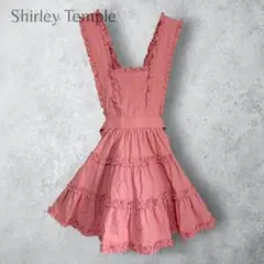 【Shirley Temple シャーリーテンプル】　フリル　ワンピース　ピンク