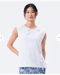 SUKALAヨガウェア バッククロスノースリーブ ホワイト L size