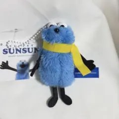 パペットスンスン ぬいぐるみマスコット winter ver.　黄色マフラー