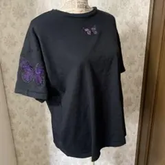 106 WC ダブルシー 若槻千夏 popteen 蝶々 Tシャツ 黒 ブラックのサムネイル
