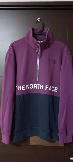 THE NORTH FACE ハーフジップ スウェット パープル