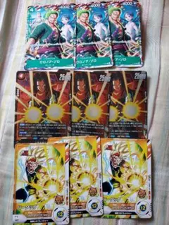 ロロノア・ゾロ　Vジャンプ付録他　3枚づつセット