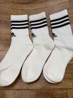 Adidas ソックス M(25-27cm) 3足セット