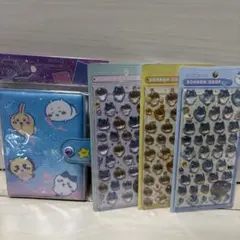 ボンボンドロップシール ちいかわ 4点セット　シール帳