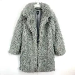 ヴィンテージレディースファーコートwildfableプードルフェイクエコボア