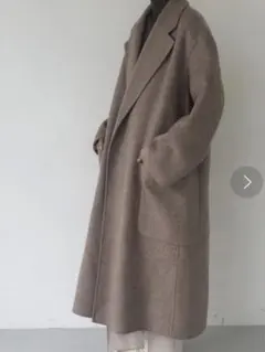 美品MANOF COLLARLESS LONG COAT マノフ完売品キャメルS - メルカリ
