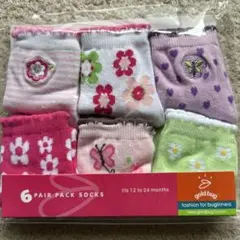 ベビー靴下 6ペアセット 1歳〜2歳用