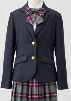DECORA PINKY'S グレーチェックスカートスーツ 卒業式　165