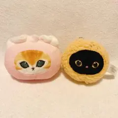 モフサンド 飲茶にゃんおかおぬいぐるみ 2点セット