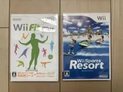 WiiソフトセットWii Fit Plus Wii Sports Resort