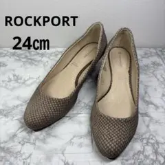 ROCKPORT ルックポート　パイソン柄/型押し　パンプス　24㎝のサムネイル
