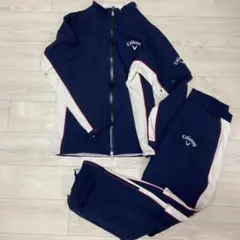 Callaway ゴルフ 防水レインウェア 上下セット ネイビー LLのサムネイル