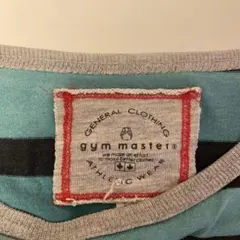 gym master ストライプ 長袖Tシャツ　サイズ:L