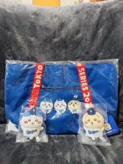 ちいかわ×MLB TOKYO 2020 ドジャースうさぎハチワレトートバッグ新品