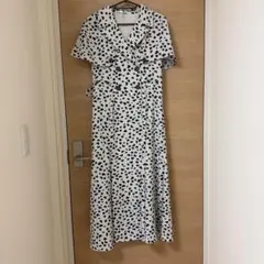 SNIDEL バリエケープカラートレンチワンピース