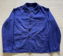 1940-50年代 Le Favori ブルーモールスキンワークジャケット - メルカリ