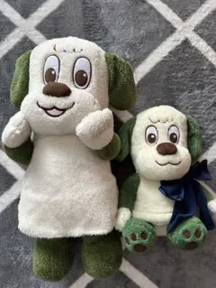ワンワン　ぬいぐるみ 大小セット