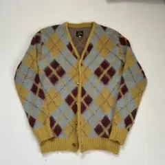 Needles ニードルス アーガイル柄 カーディガン 即完売 菅田将暉 Needles - 【超希少】needles カーディガン アーガイル 菅田将暉